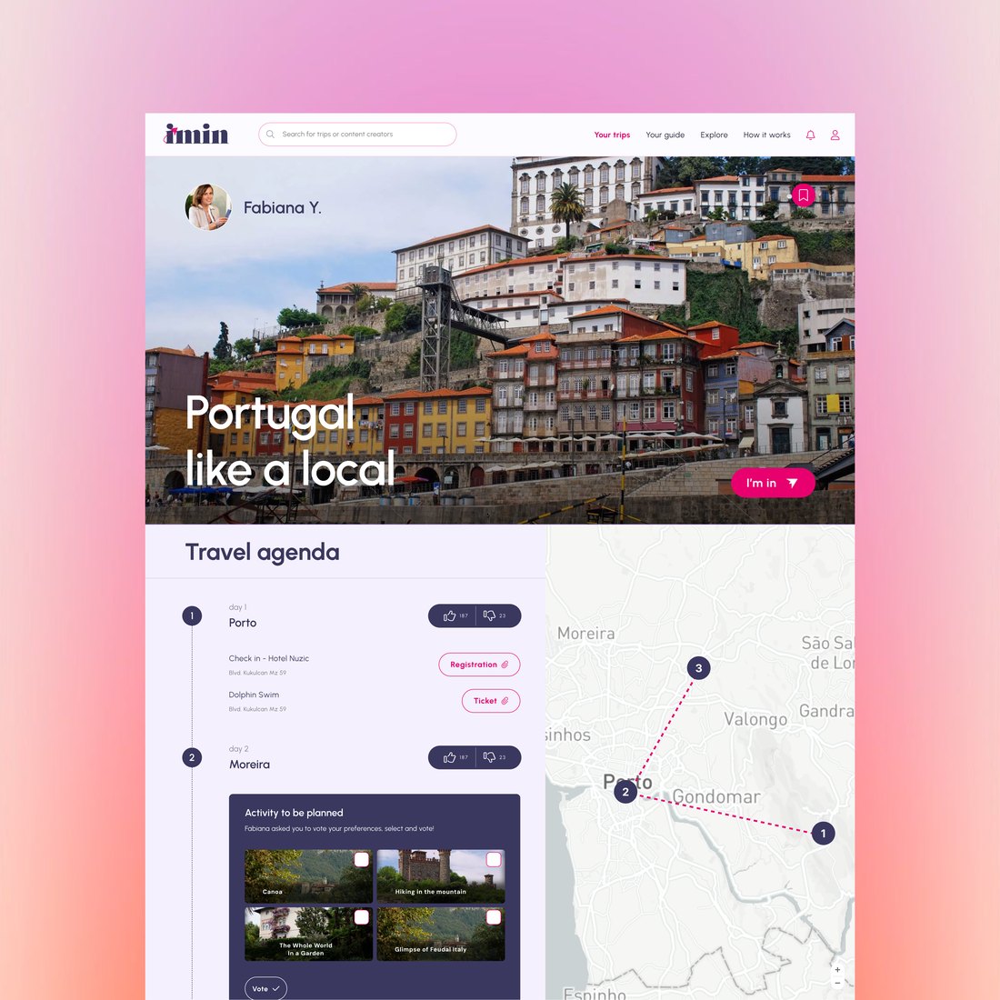 Imin — Group Travel Platform